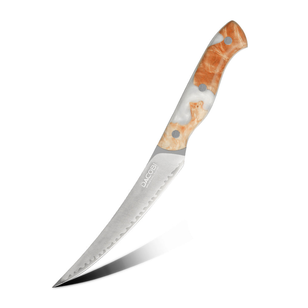 Professional fillet knife C45, San Mai steel 3 layers