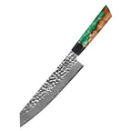 Faca profissional Kiritsuke C48, aço Damasco 67 camadas