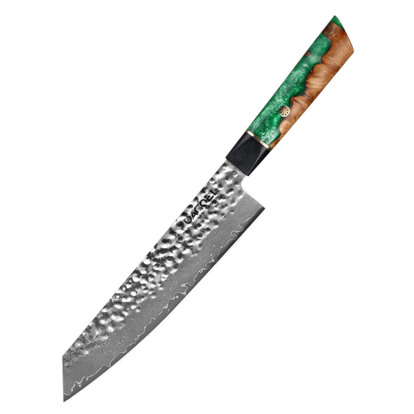 Faca profissional Kiritsuke C48, aço Damasco 67 camadas