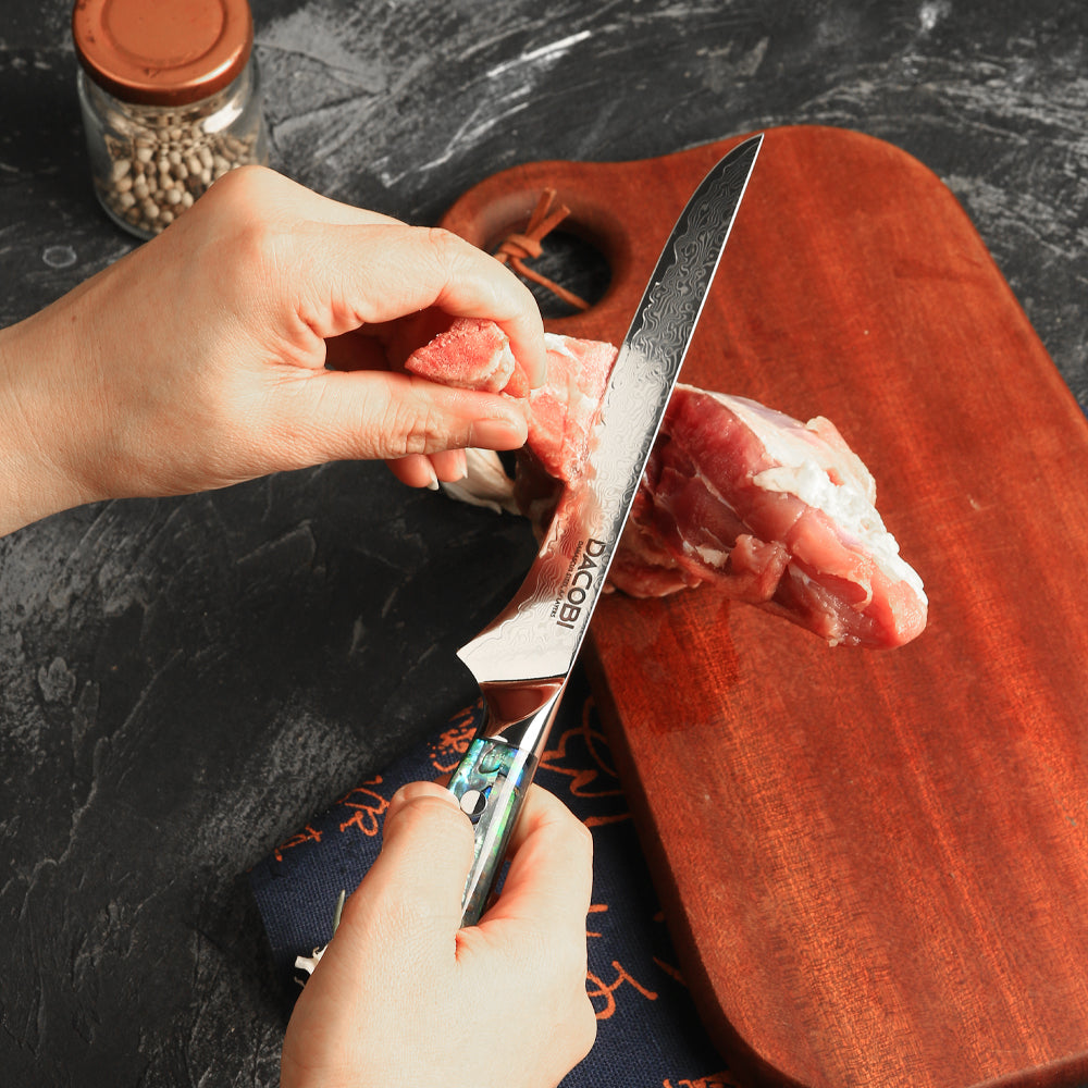Professional fillet knife C44, Damascus steel 67 layers