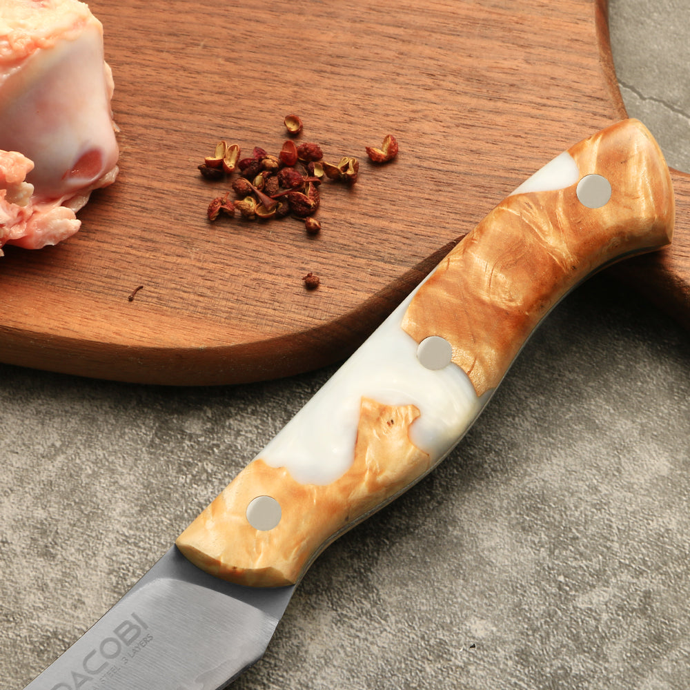 Professional fillet knife C45, San Mai steel 3 layers
