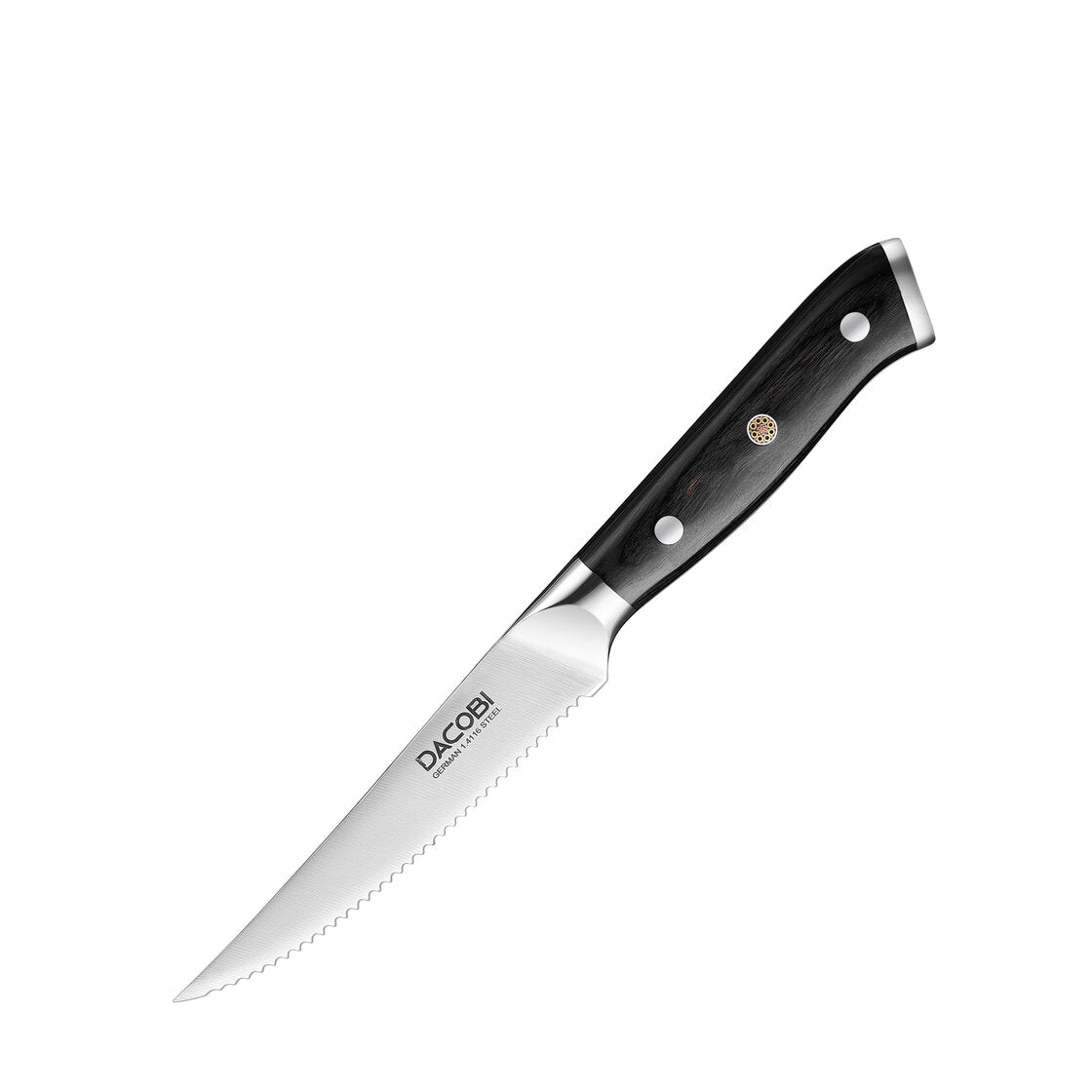 Steakkniv, tysk stål, pakka træskaft, 11 cm (C51) 