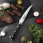 Steakmesser, deutscher Stahl, Griff aus Pakkaholz, 11 cm (C51) 