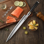 Yanagiba sushi knife, ebony handle, 27 cm (C53)