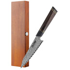 Allzweckmesser, Damaszenerstahl, Griff aus Wüsteneisenholz, 13 cm (C56)