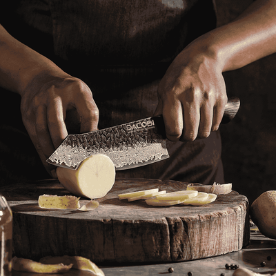 Professional Santoku knife C62, Damascus steel 67 layers