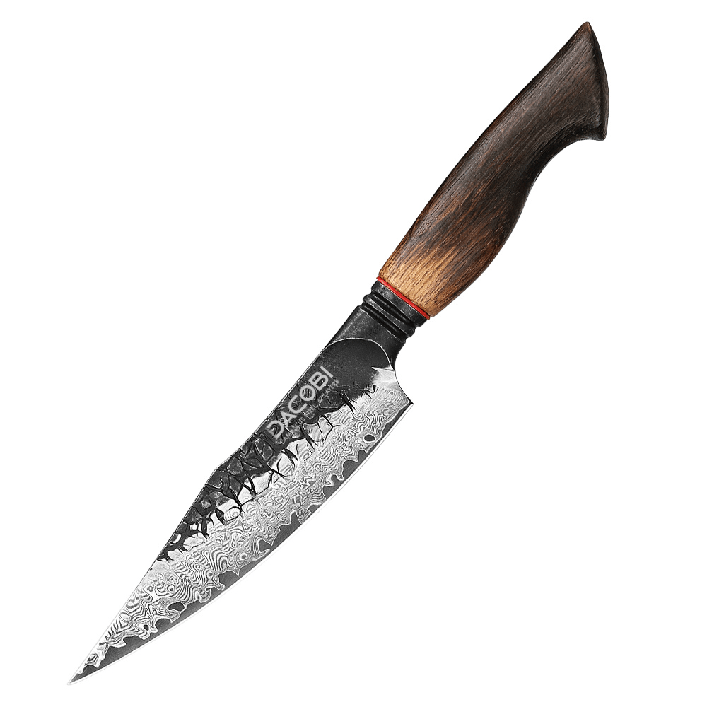 Professional universal knife C63, Damascus steel 67 layers