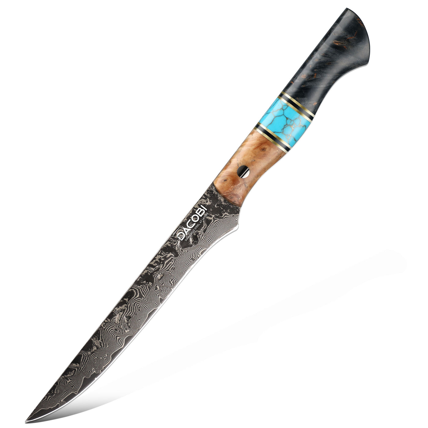 Professional fillet knife C69, Damascus steel 67 layers
