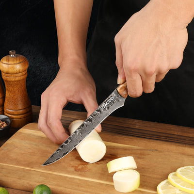 Professional fillet knife C69, Damascus steel 67 layers
