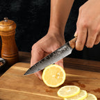 Coltello universale professionale C70, acciaio Damasco 67 strati