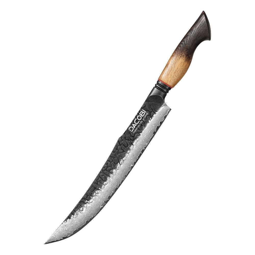 Professional butcher knife C71, Damascus steel 67 layers