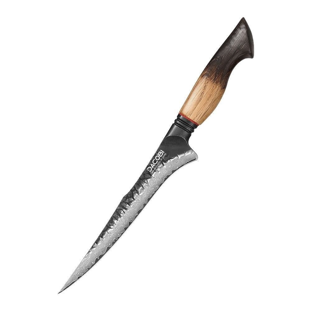 Professional fillet knife C72, Damascus steel 67 layers