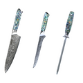 Profesionalus peilių rinkinys, Damasko plienas, D21