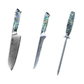 Set coltelli professionali, acciaio Damasco, D22