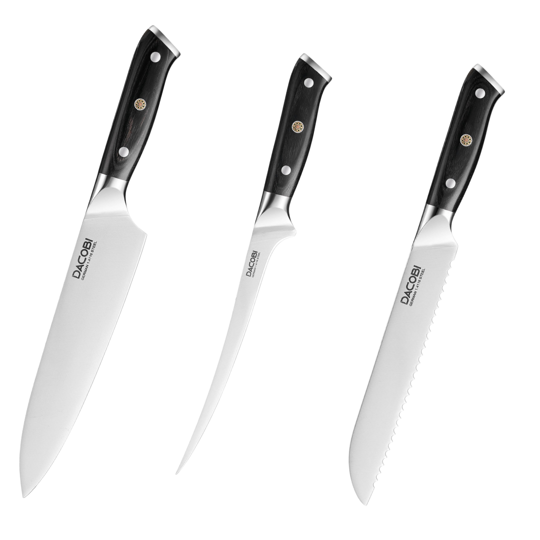 Professional knife set, German steel, D27