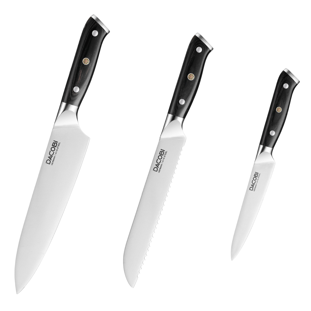 Professionelles Messerset, deutscher Stahl, D28