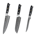 Set coltelli professionali, acciaio Damasco, D38
