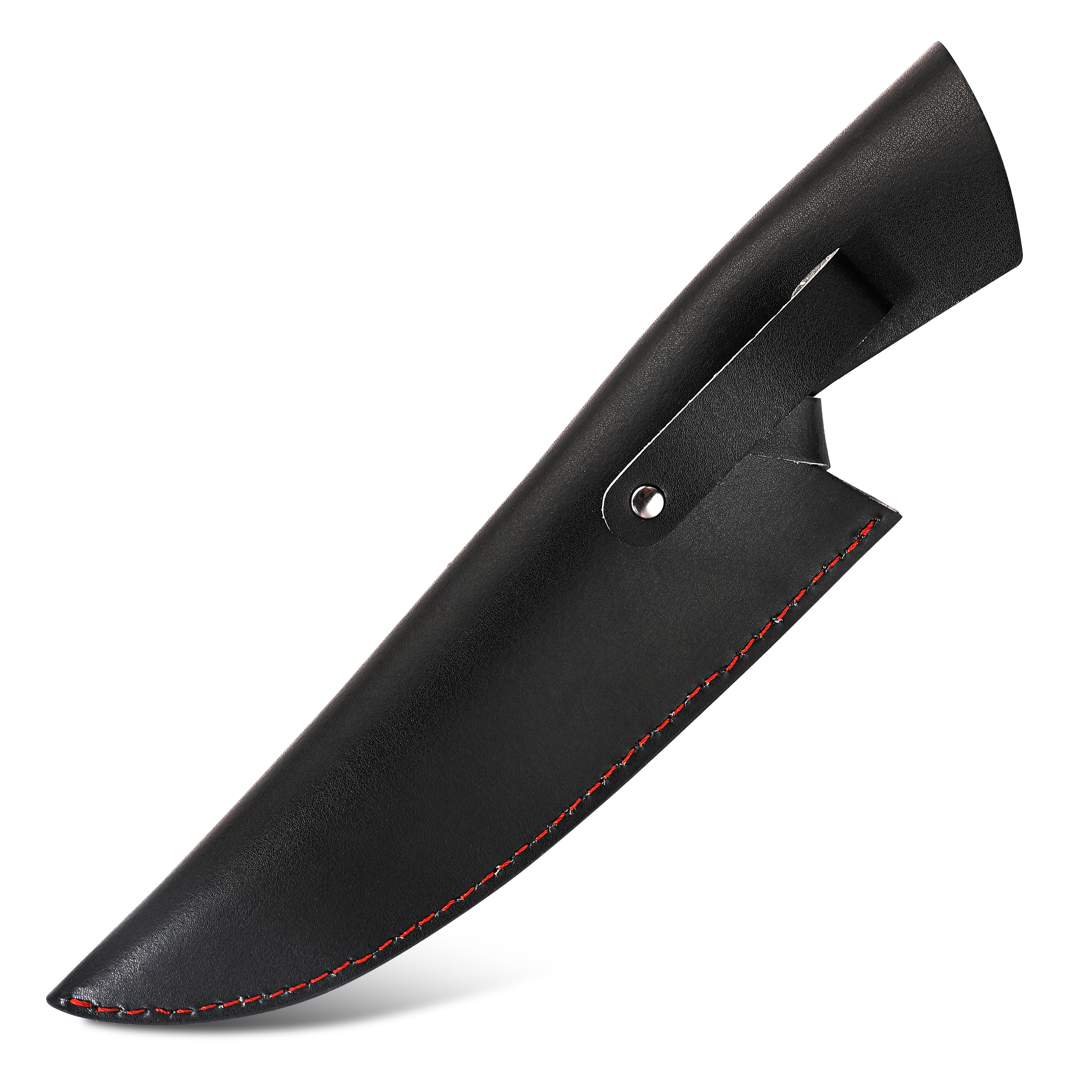 H13 genuine leather sheath — detail