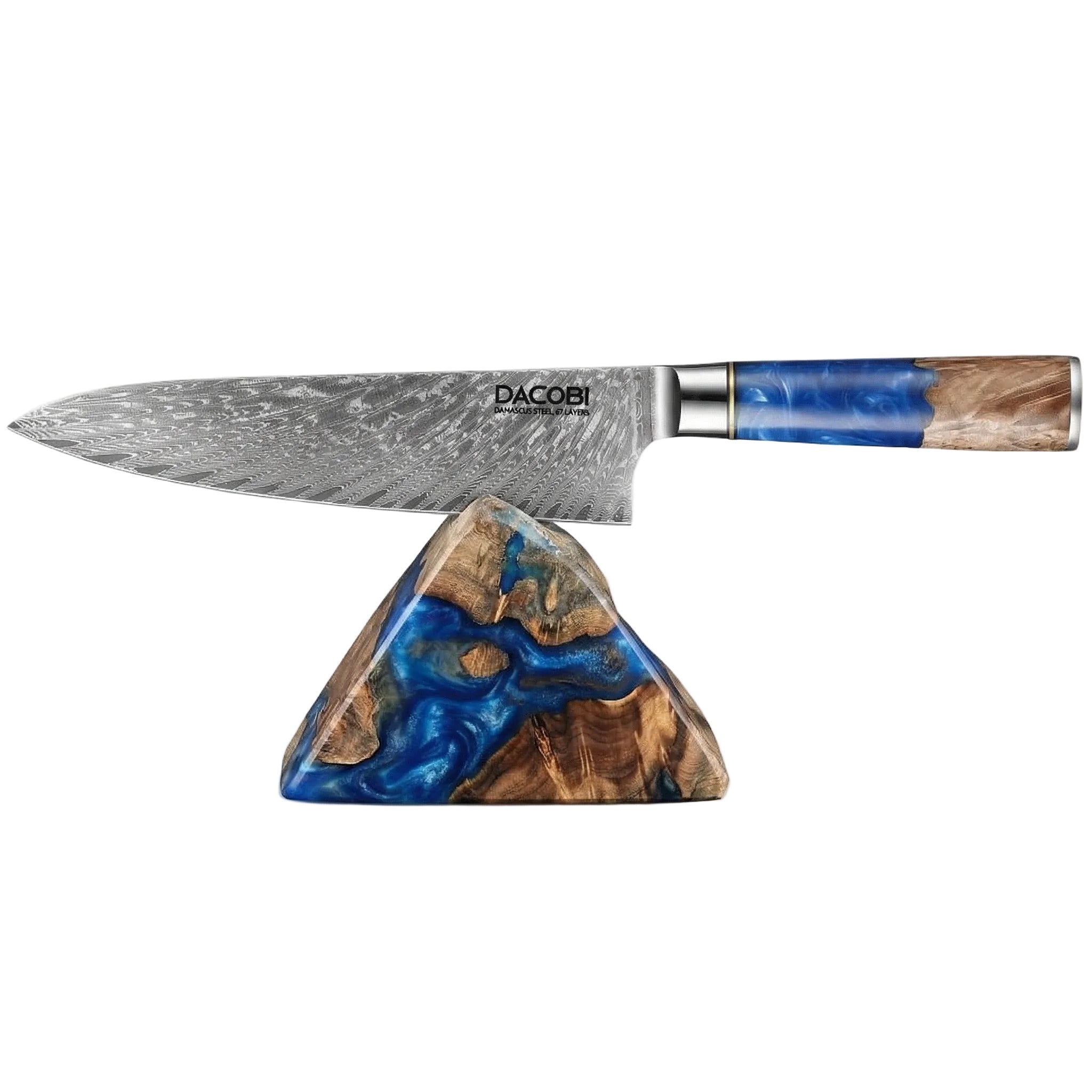 Professionell kockkniv C1, Damaskus stål 67 lager 