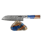 Professionel Santoku kniv C3, Damaskus stål 67 lag 