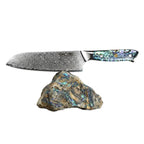 Professionel Santoku kniv C23, Damaskus stål 67 lag