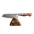 Professionel Santoku kniv C33, Damaskus stål 67 lag