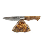 Coltello professionale per pelare C34, acciaio Damasco 67 strati