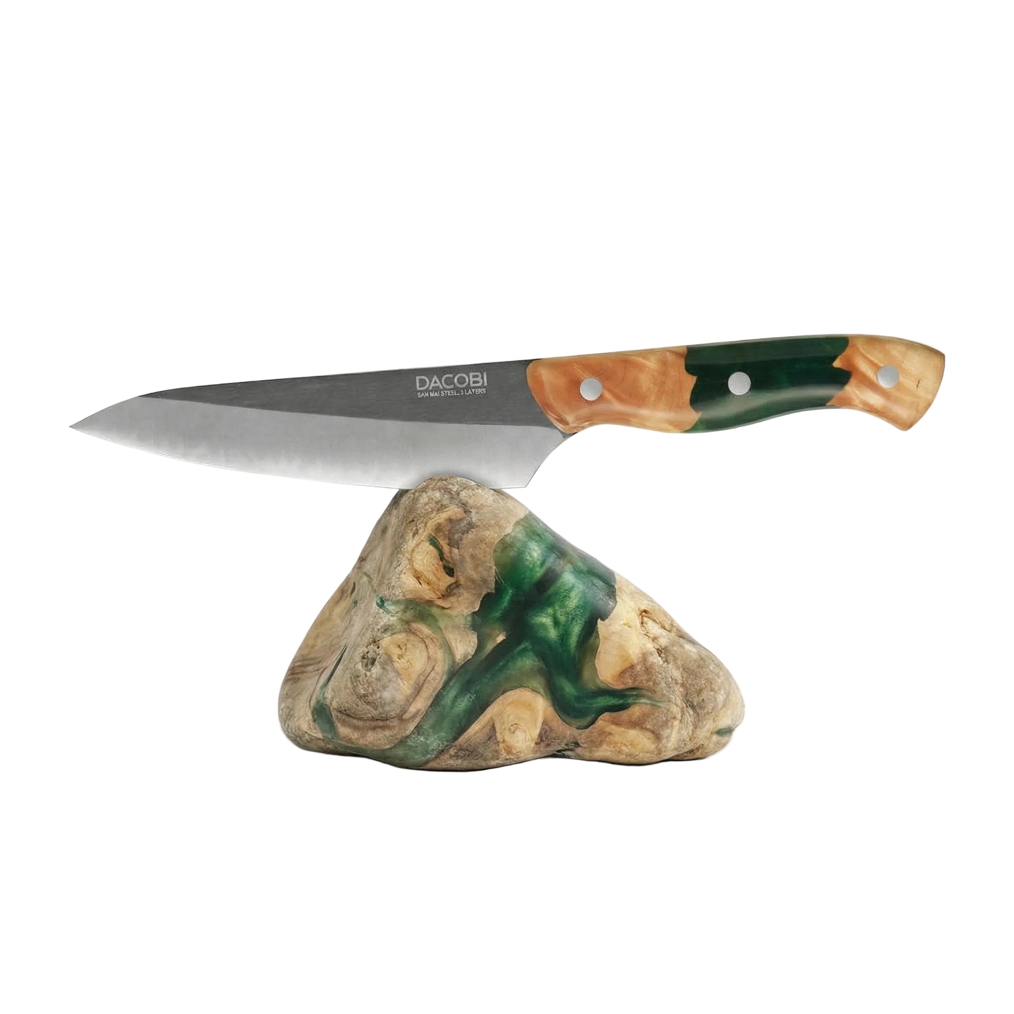 Professional universal knife C46, San Mai steel 3 layers
