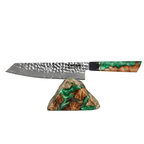 Faca profissional Kiritsuke C48, aço Damasco 67 camadas