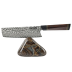 Nakiri-Profimesser, Damaszenerstahl, Griff aus Eisenholzdessert, 18,5 cm (C55)