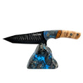 Gran Paradiso - Bushcraft knife, D2 steel, desert Ironwood and carbon resin handle