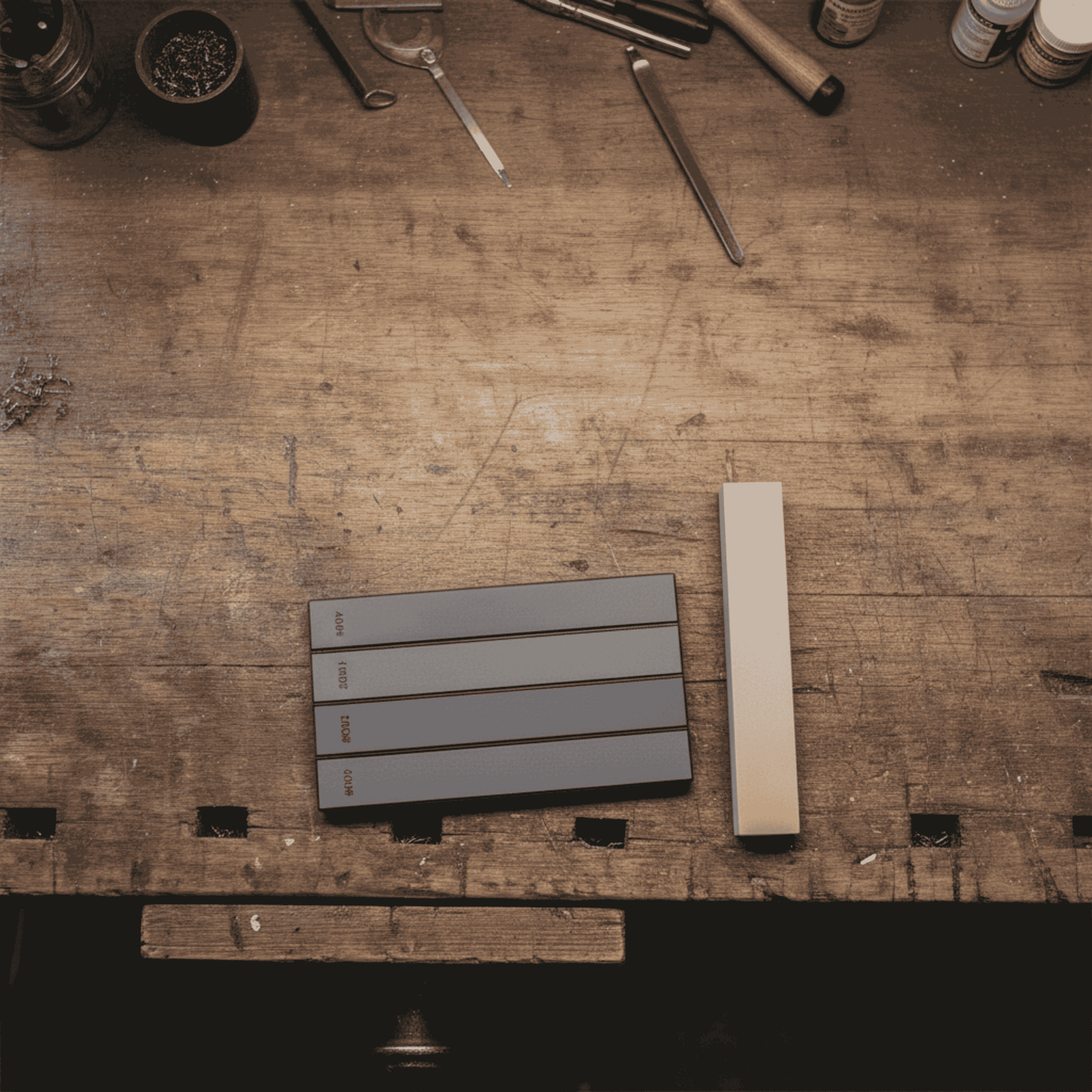 Diamond sharpening stone set + blade finishing tool, S10