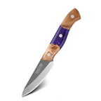 Skrællekniv, San Mai, farvet harpikshåndtag, 9 cm, (C58)