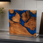 Magnetic Knife Holder, Burl Wood, M3