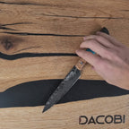Coltello universale professionale C70, acciaio Damasco 67 strati