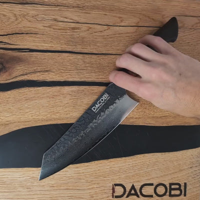 Professional Santoku knife C62, Damascus steel 67 layers