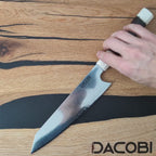 Coltello professionale Kiritsuke C13, acciaio Damasco 67 strati 