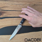 Coltello universale professionale C17, acciaio Damasco 45 strati