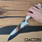 Professionel Santoku kniv C12, Damaskus stål 67 lag 
