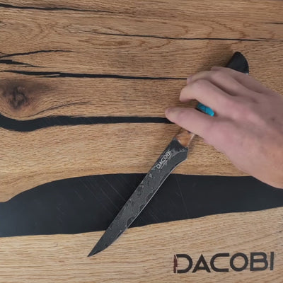 Professional fillet knife C69, Damascus steel 67 layers