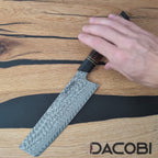 Nakiri-Profimesser, Damaszenerstahl, Griff aus Eisenholzdessert, 18,5 cm (C55)